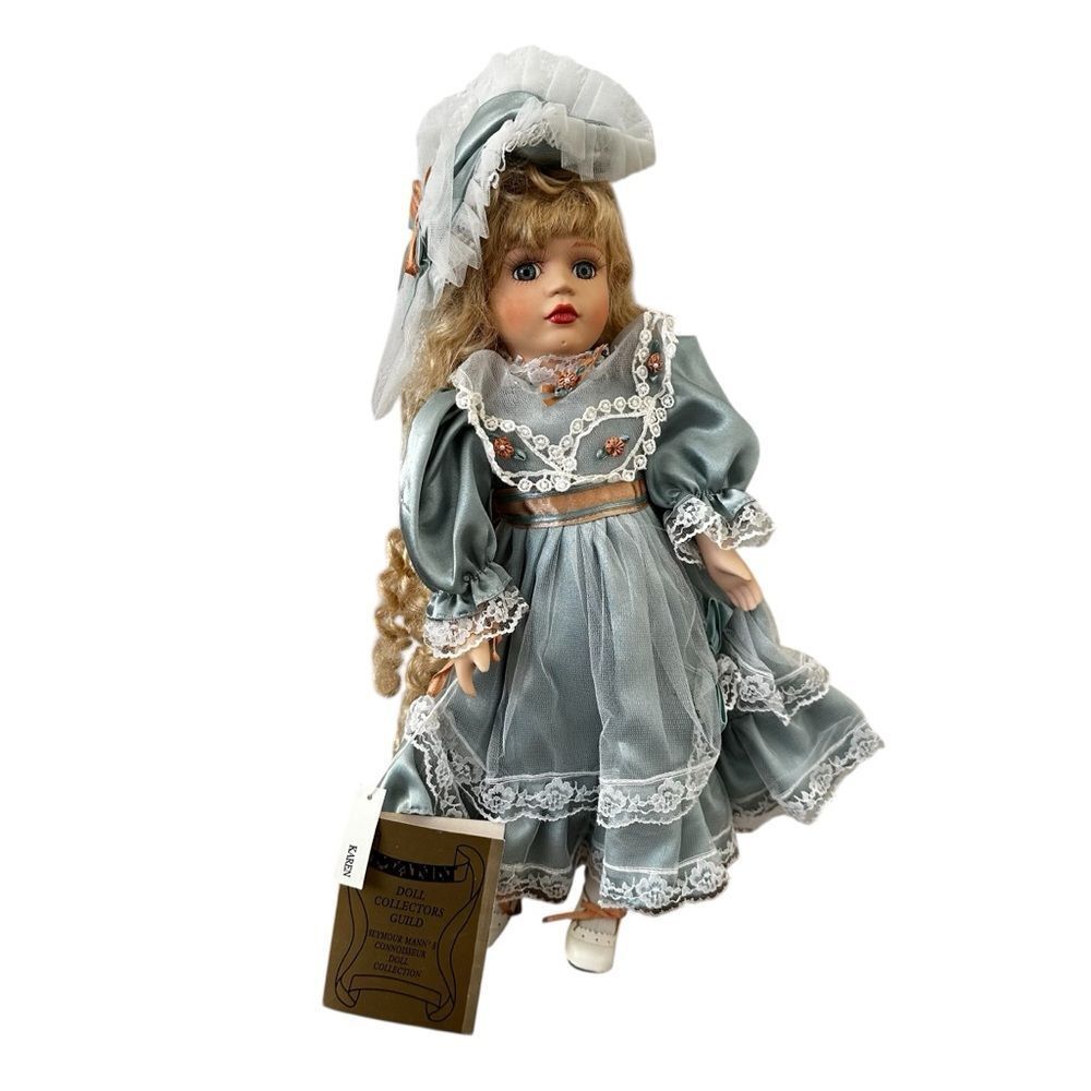 Seymour Mann Karen Porcelain Doll Connoisseur Collection w/ Tag Vintage